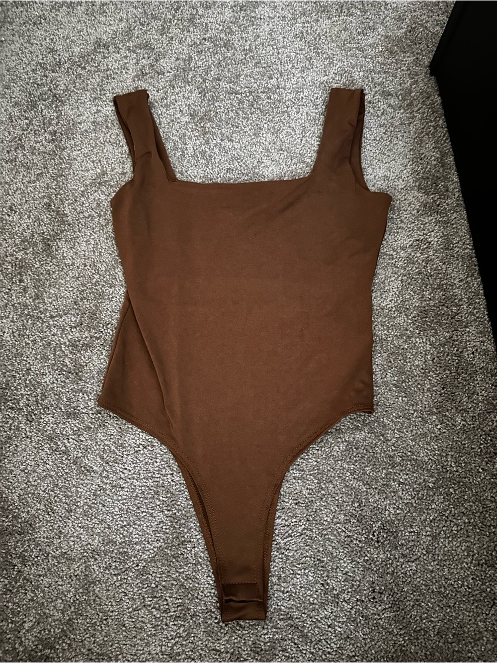 Wearever Brown Bodysuit Size Small 0541